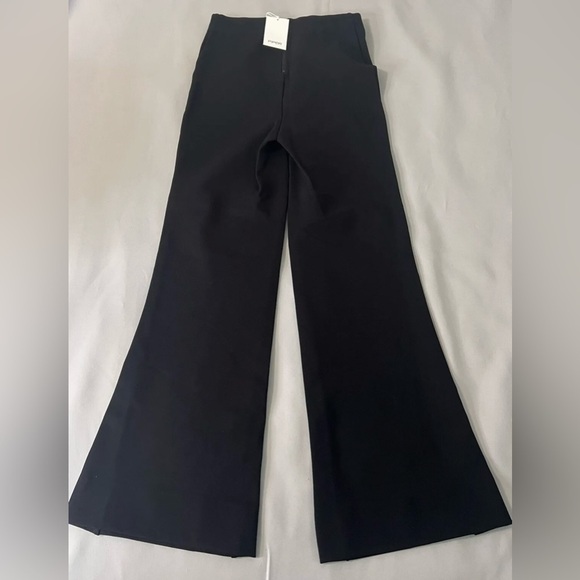 Piper Women's Black Bell Bottoms Stretchy High Waist Flare Leg Work Pants Sz S - Picture 11 of 12